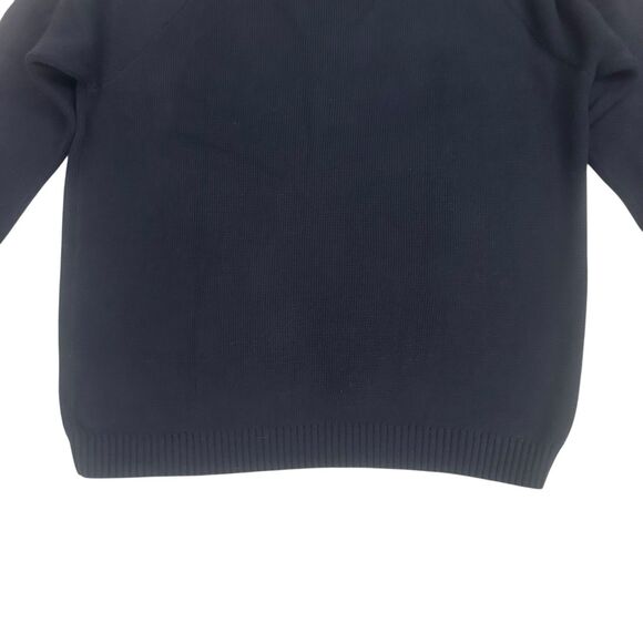 Marine Layer Sweater Mens XL Quarter Zip Pullover Wool Blend Archive Armas Navy - Picture 9 of 11